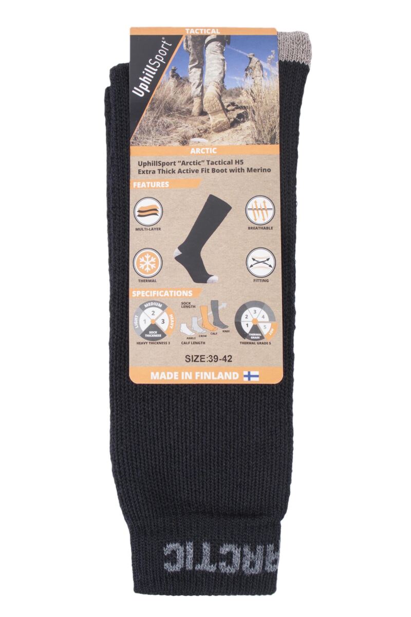 UphillSport ARCTIC Tactical Socks with Merino
