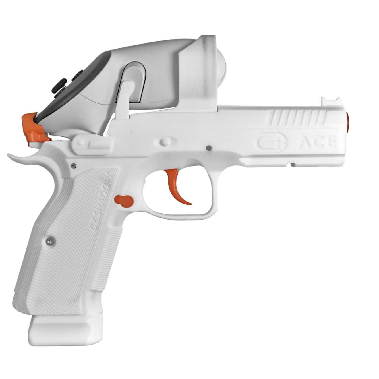 ACE XR Virtual Shooting Pistol for Meta Quest cz shadow 2 side