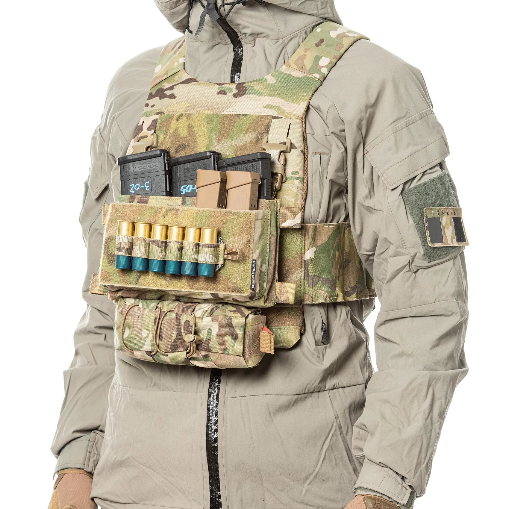 Blackfolium HYBRID Mag Pouch 12ga x 6 on plate carrier