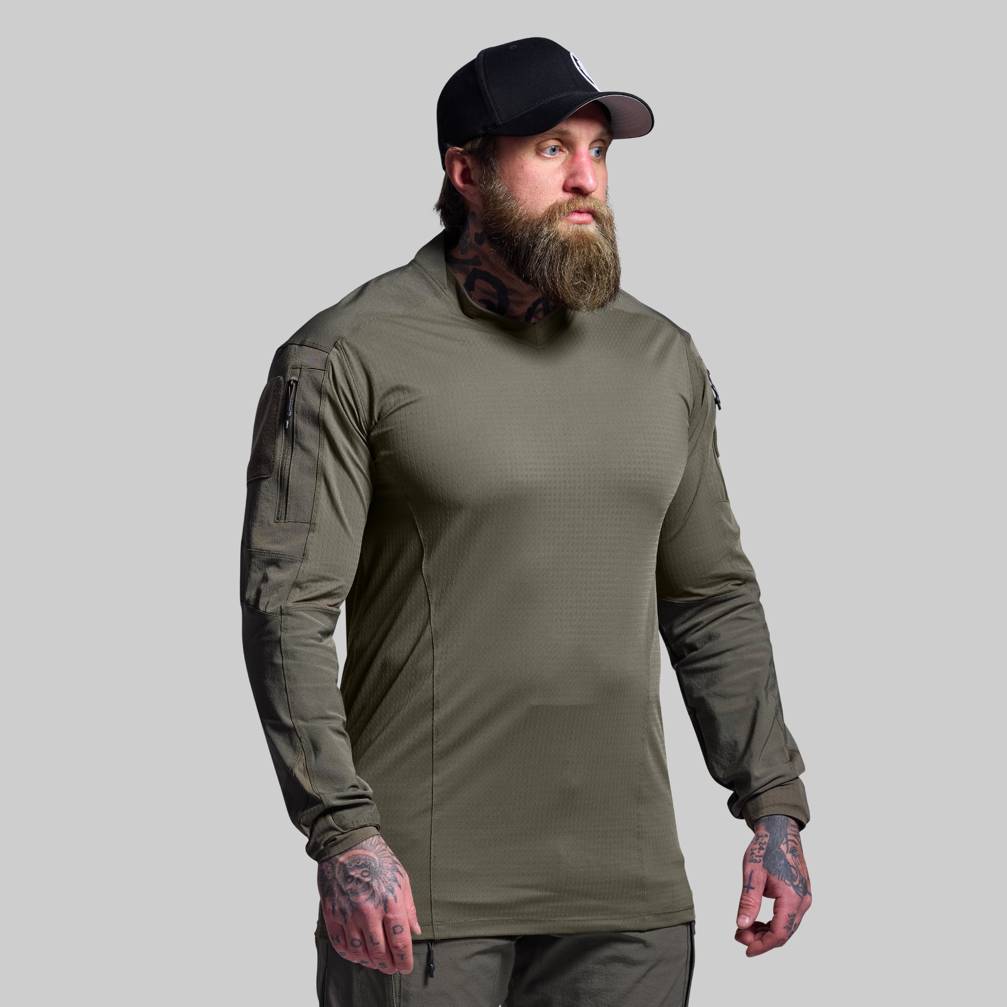 Born Primitive Long Sleeve Op Top Pro ranger green