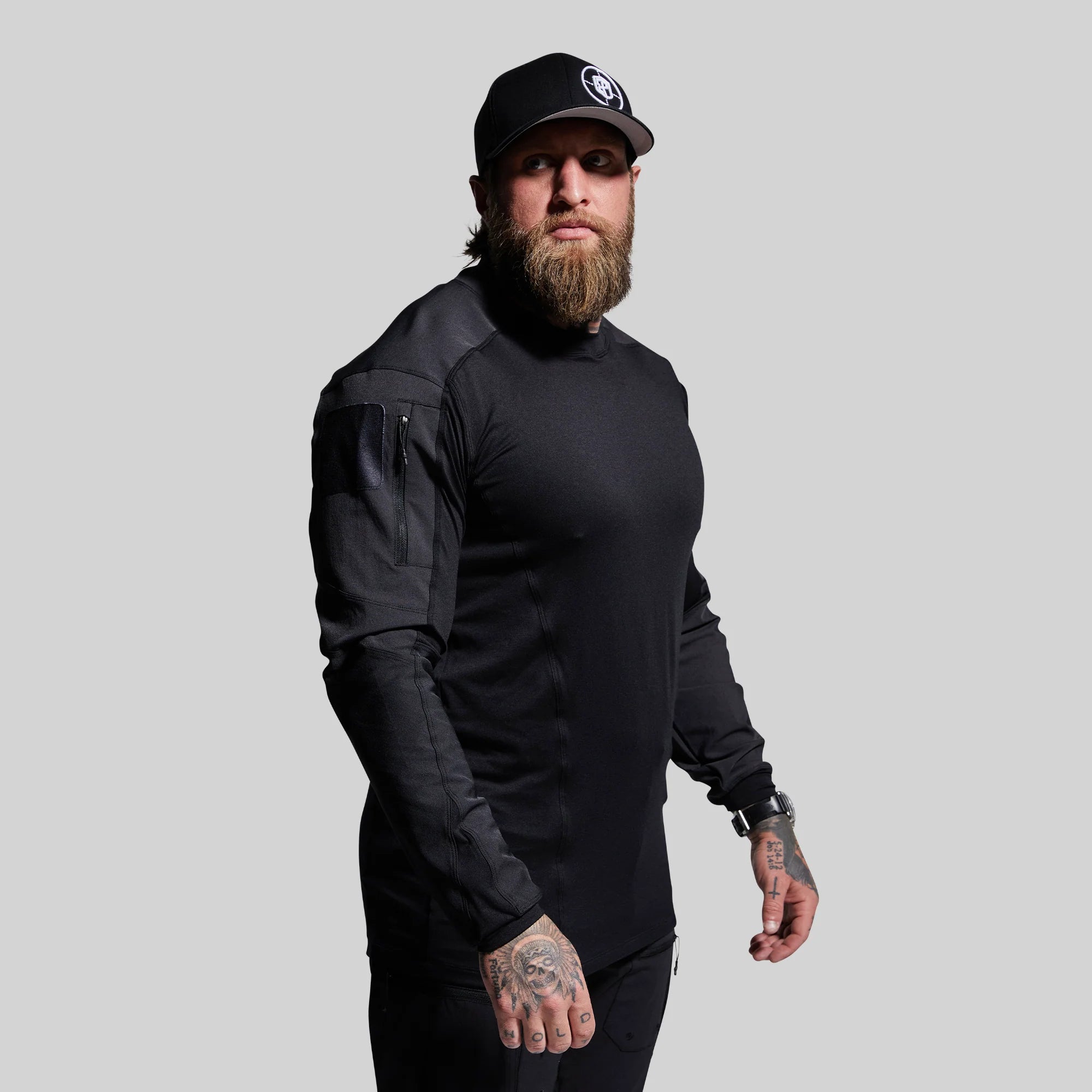 Born Primitive Long Sleeve Op Top black