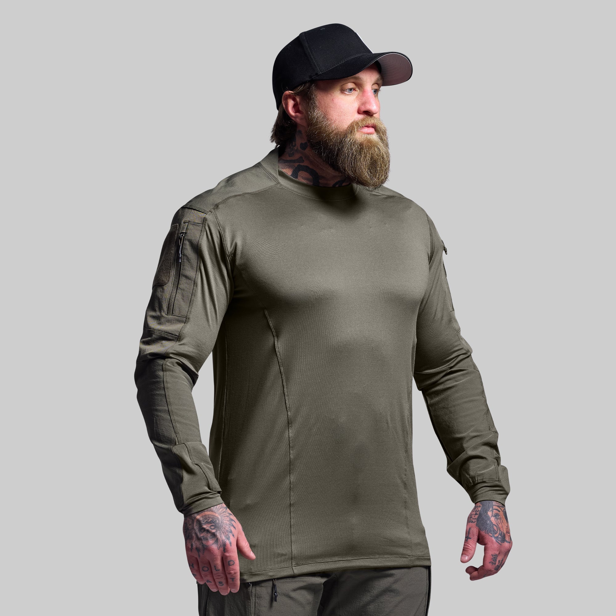 Born Primitive Long Sleeve Op Top ranger green