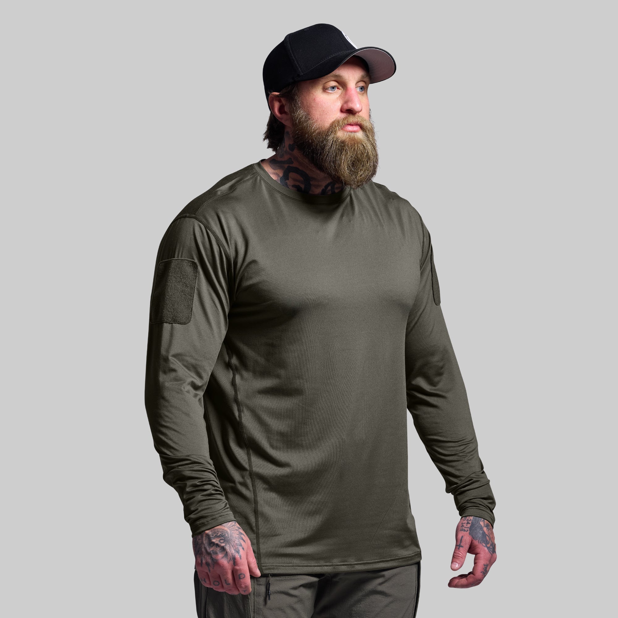 Born Primitive Long Sleeve Range Shirt ranger green