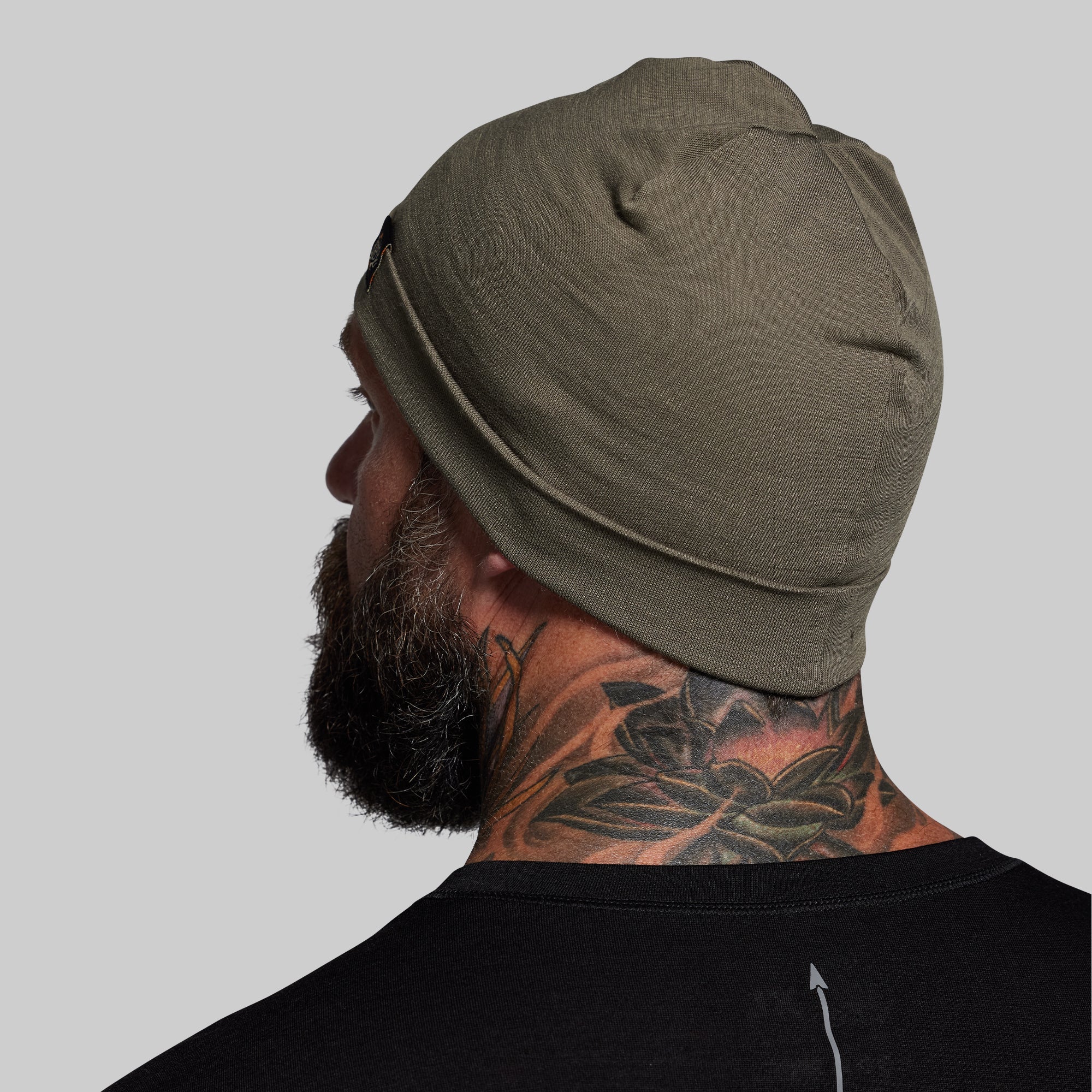 Born Primitive Ridgeline Merino Beanie 240 od back
