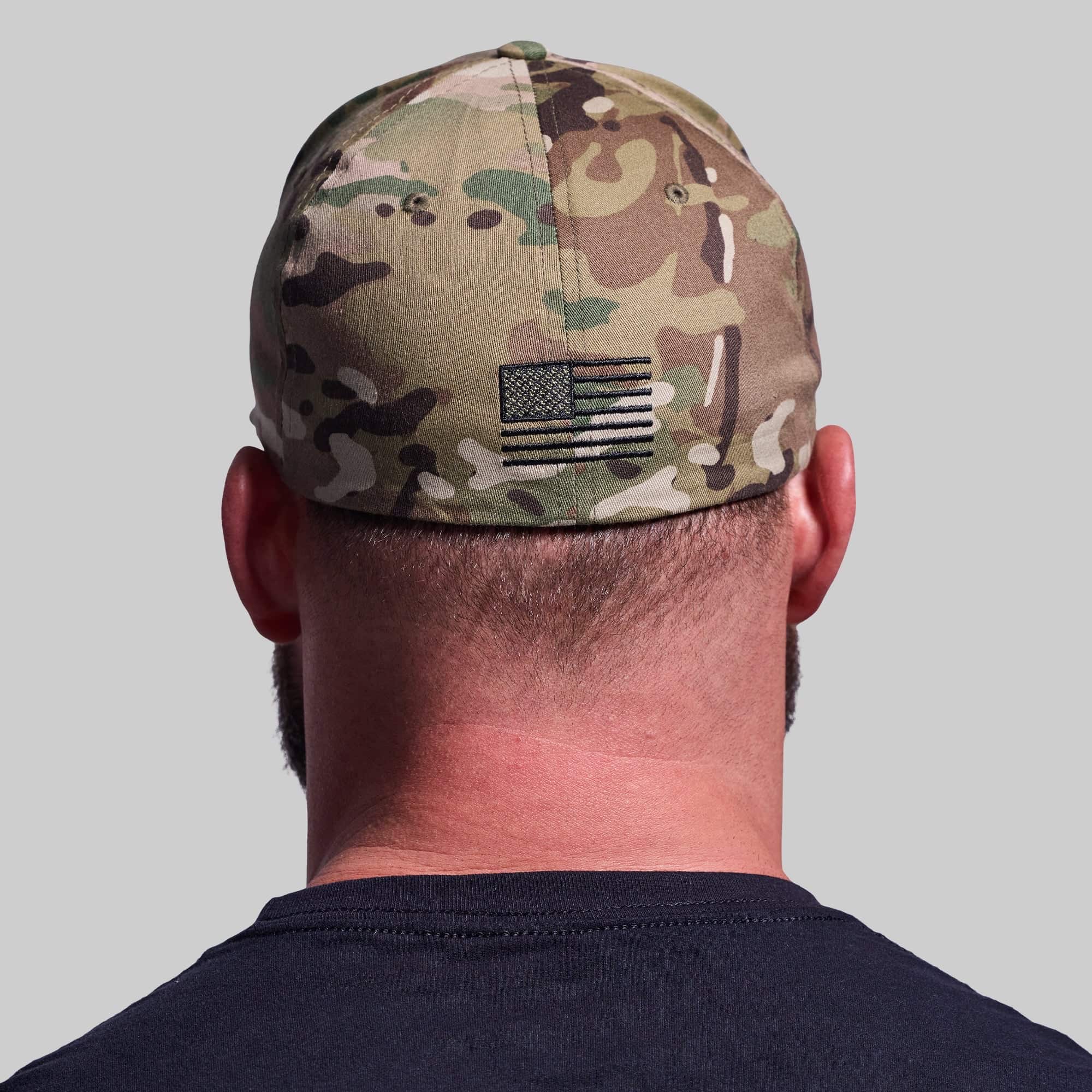 Born Primitive Tactical FlexFit Hat multicam back