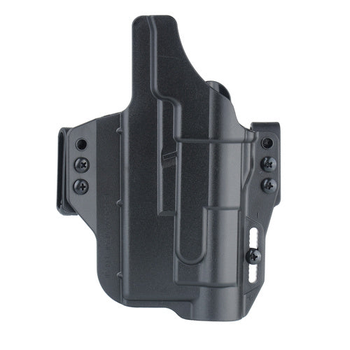 Bravo Concealment IWB Holster for Glock 17, 19 with TLR-1 HL Flashlight back