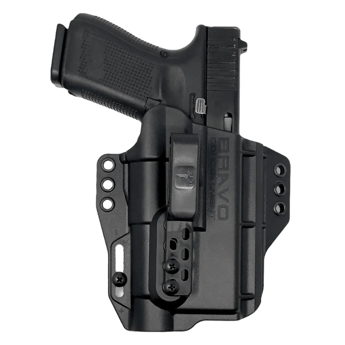 Bravo Concealment IWB Holster for Glock 19/17 with TLR-1 HL Flashlight