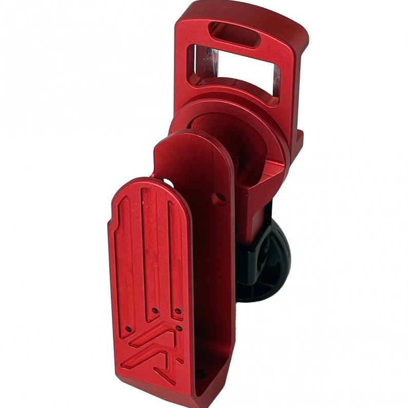 DAA Flex Holster RH Aluminum Assembly (without insert block and inlay) red