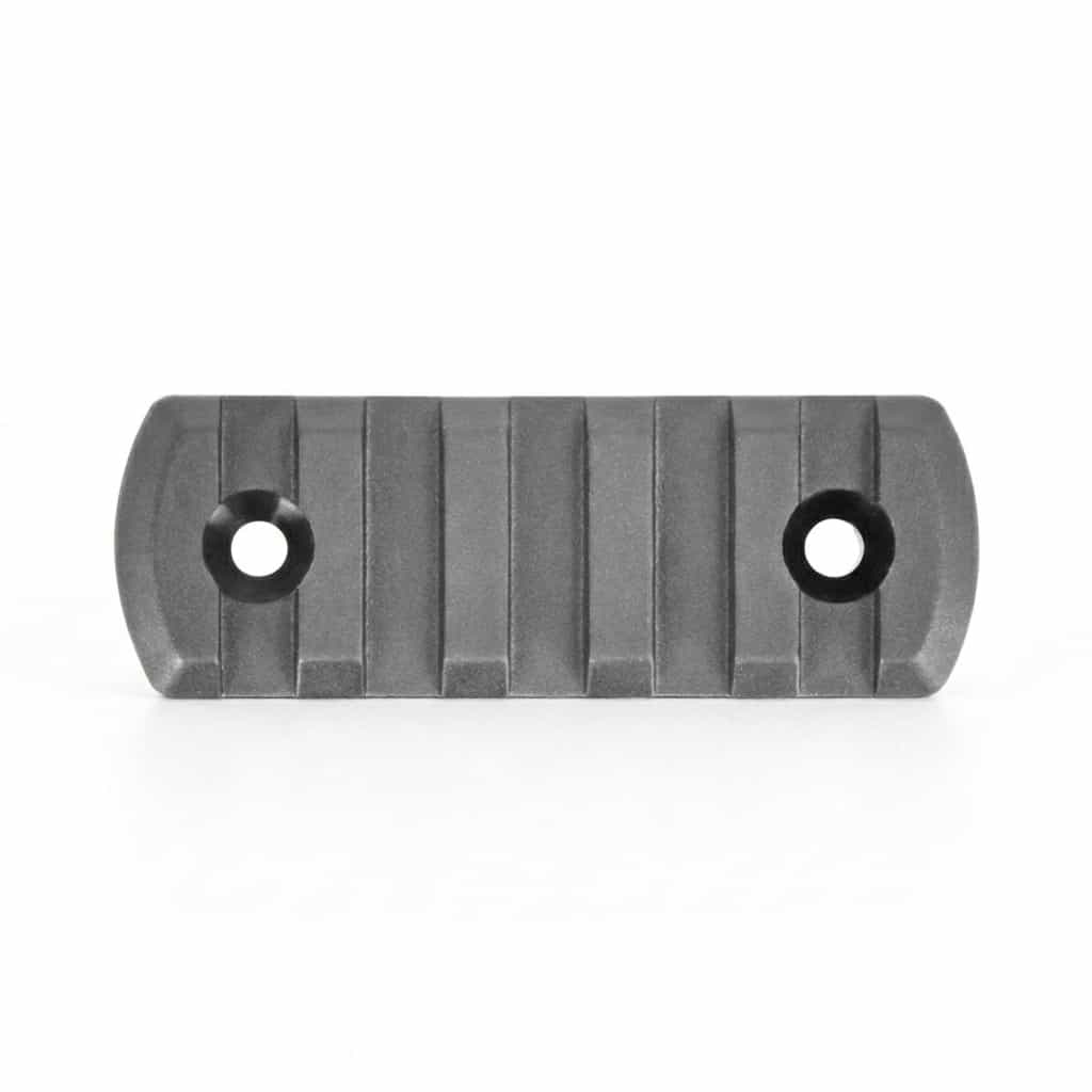 DLG Tactical Picatinny Polymer Rail Mounted on M-LOK - 5 slots black