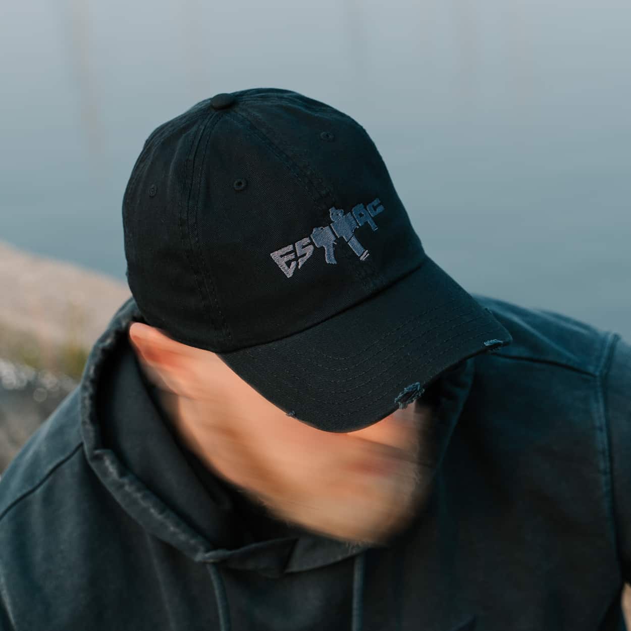 ESTTAC Operator Hat black a man wearing front