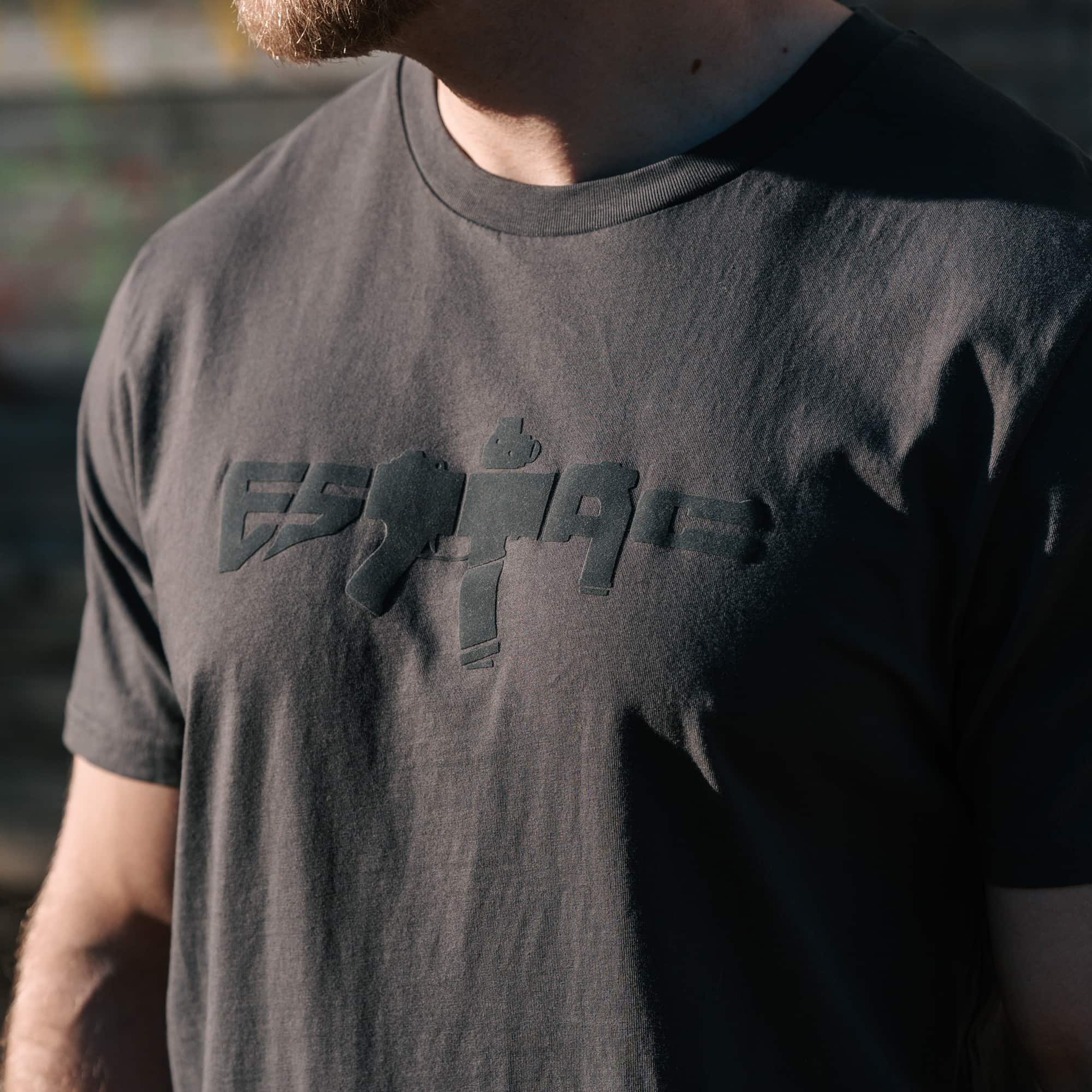 ESTTAC Phantom Rifle T-Shirt grey logo