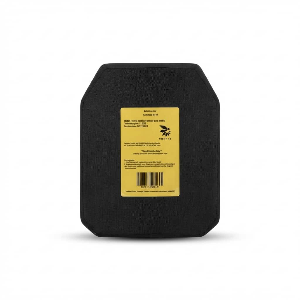 Front42 Ballistic Plate, NIJ IV Stand Alone (SA) back