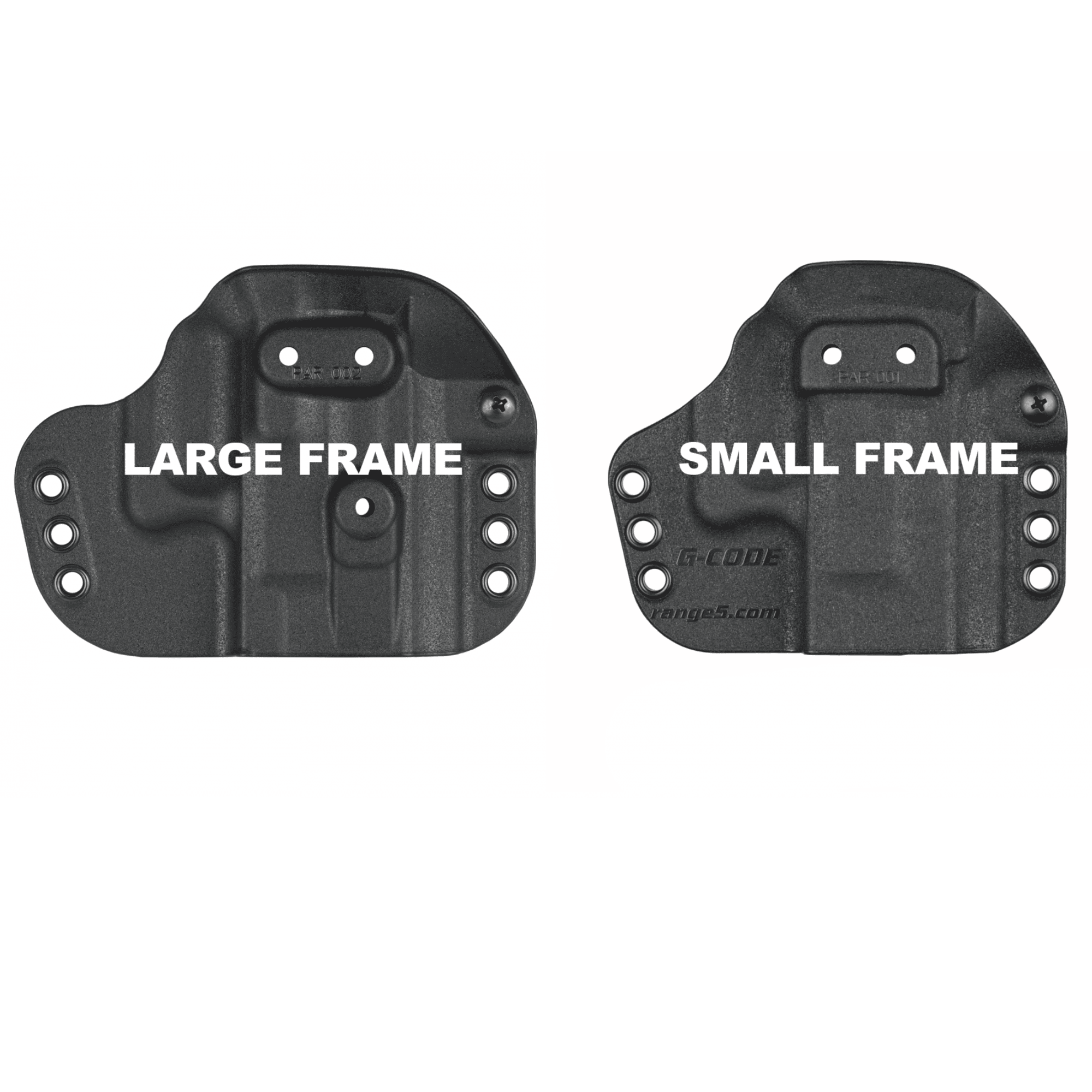 G-Code Paradigm Universal Fit Holster (IWB and OWB) small and large frame