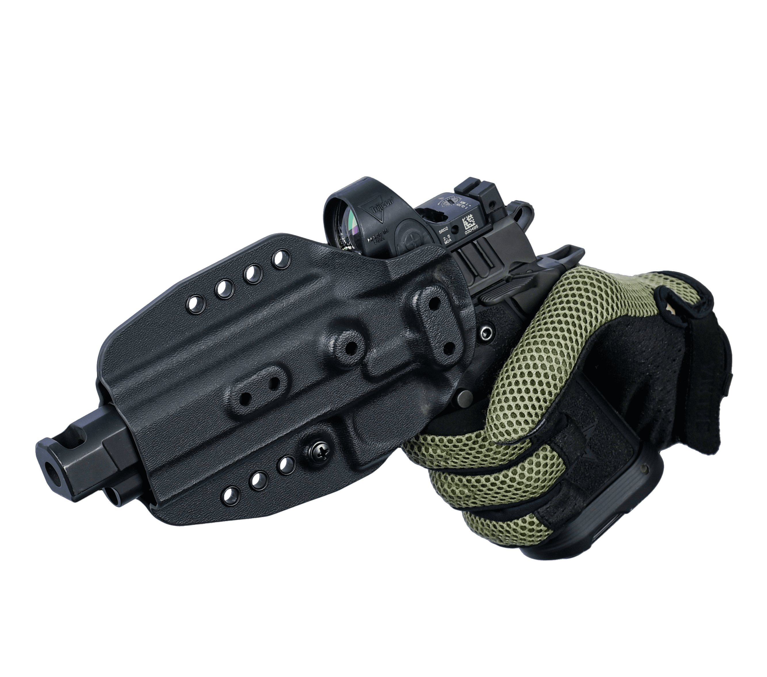 G-Code Prime Carry IWB/OWB Holster - Glock (Gen 3-6) in hand