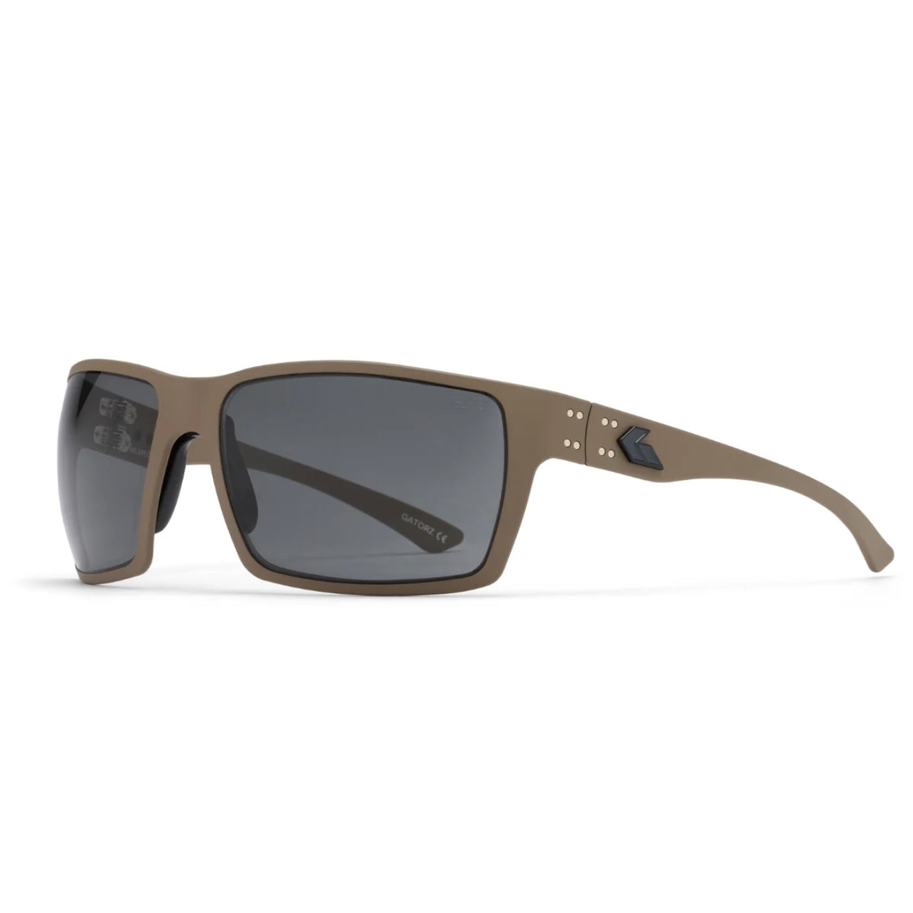 Gatorz Marauder Tactical Eyewear tan smoke