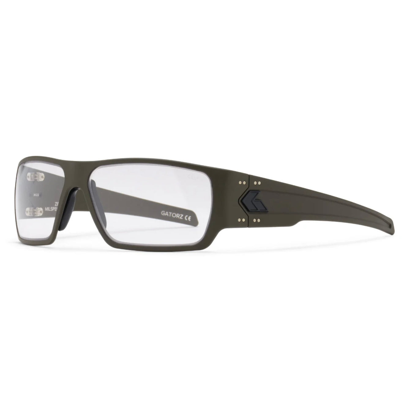 Gatorz Specter Tactical Eyewear od green smoke clear lens