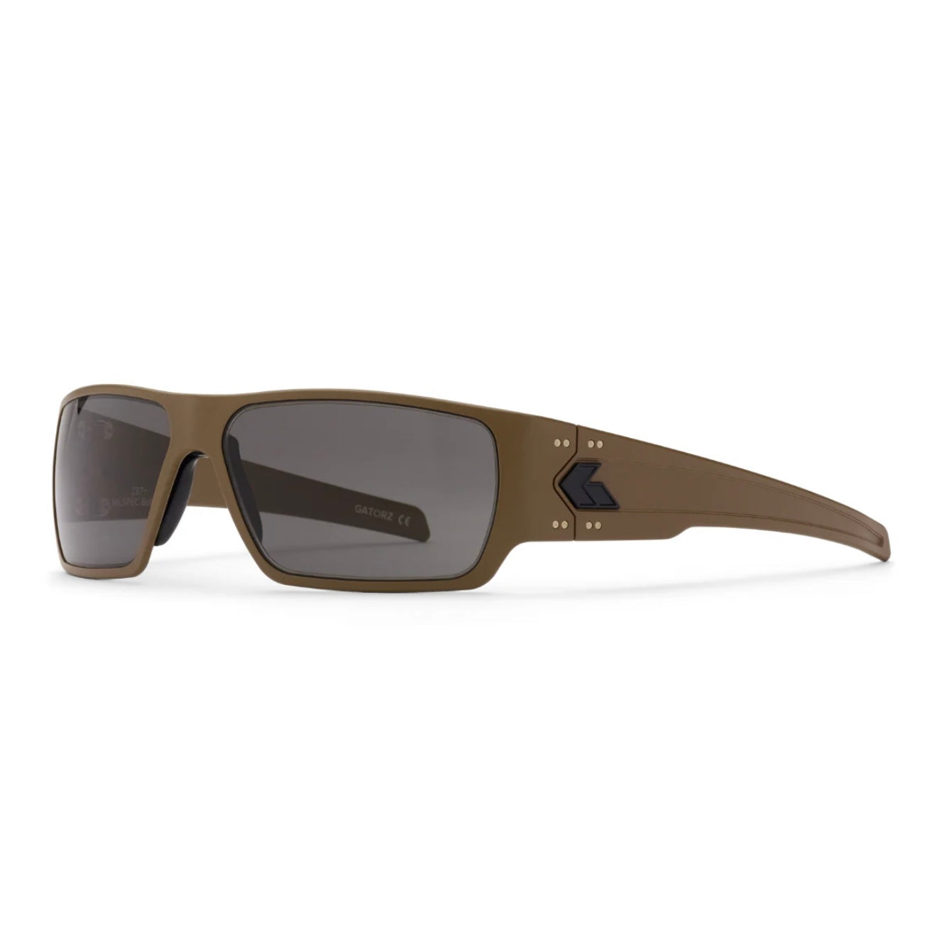 Gatorz Specter Tactical Eyewear tan smoke lens