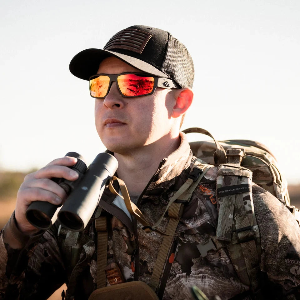Gatorz Warhawk Tactical Eyewear black frame in action