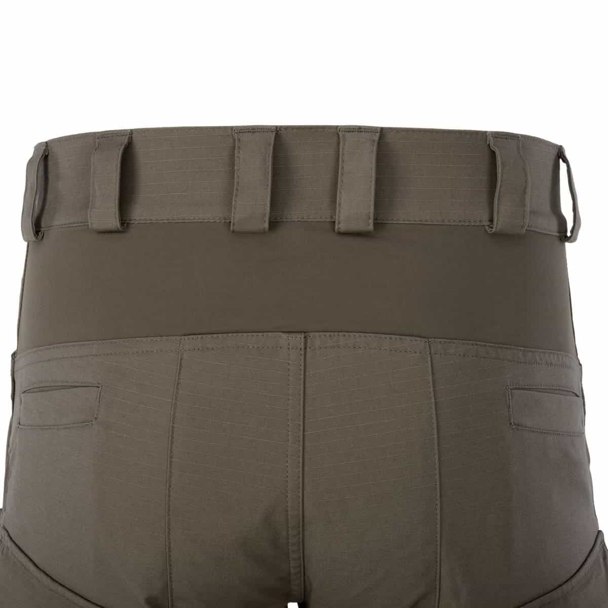 Helikon MCDU Tactical Pants in RAL7013 color back view close up