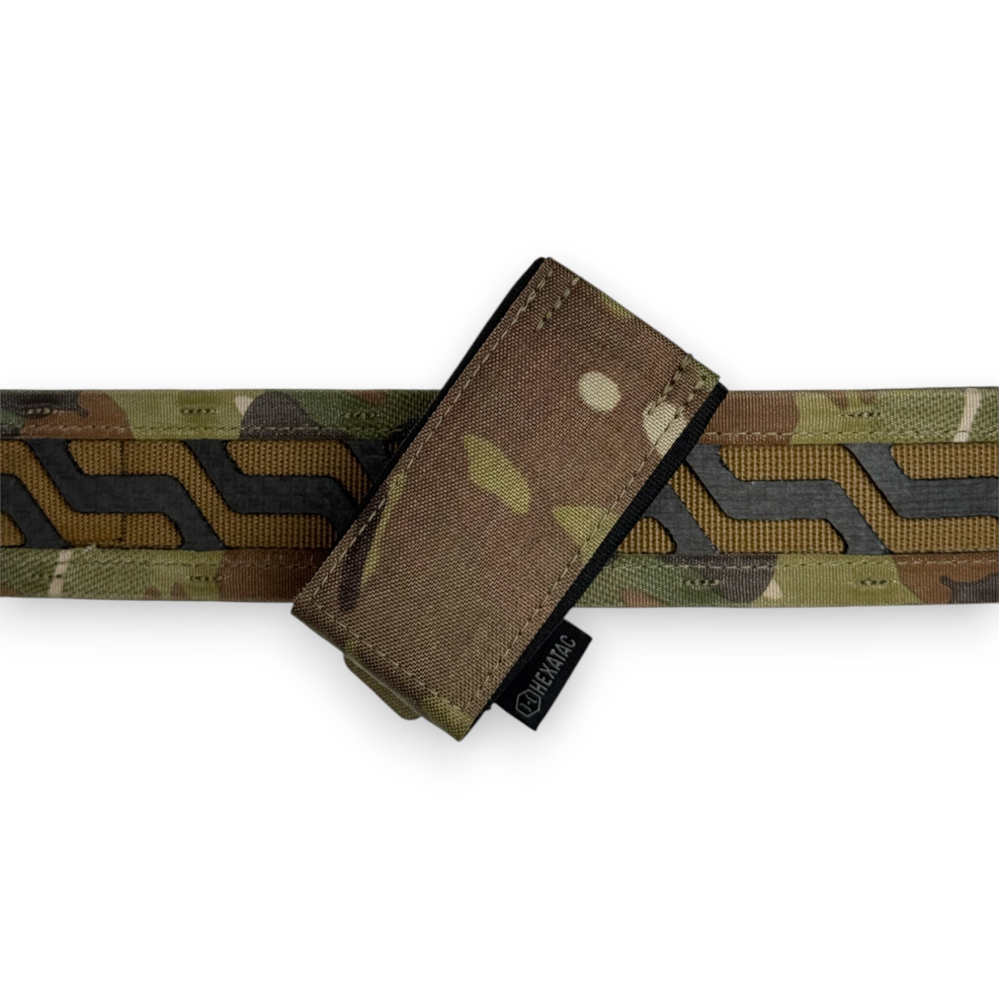 Hexatac AYCE® P.A.M. Pistol Magazine Pouch Multicam 45 angle