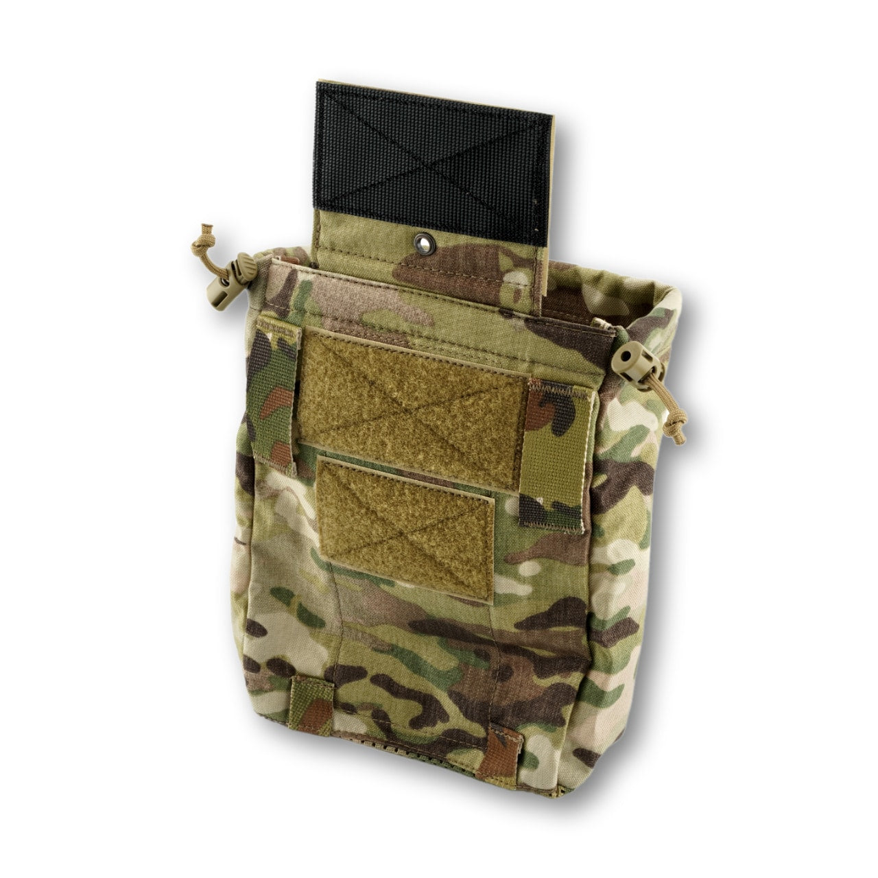 Hexatac HDP® Dump Pouch Multicam color unfolded close up frontside view