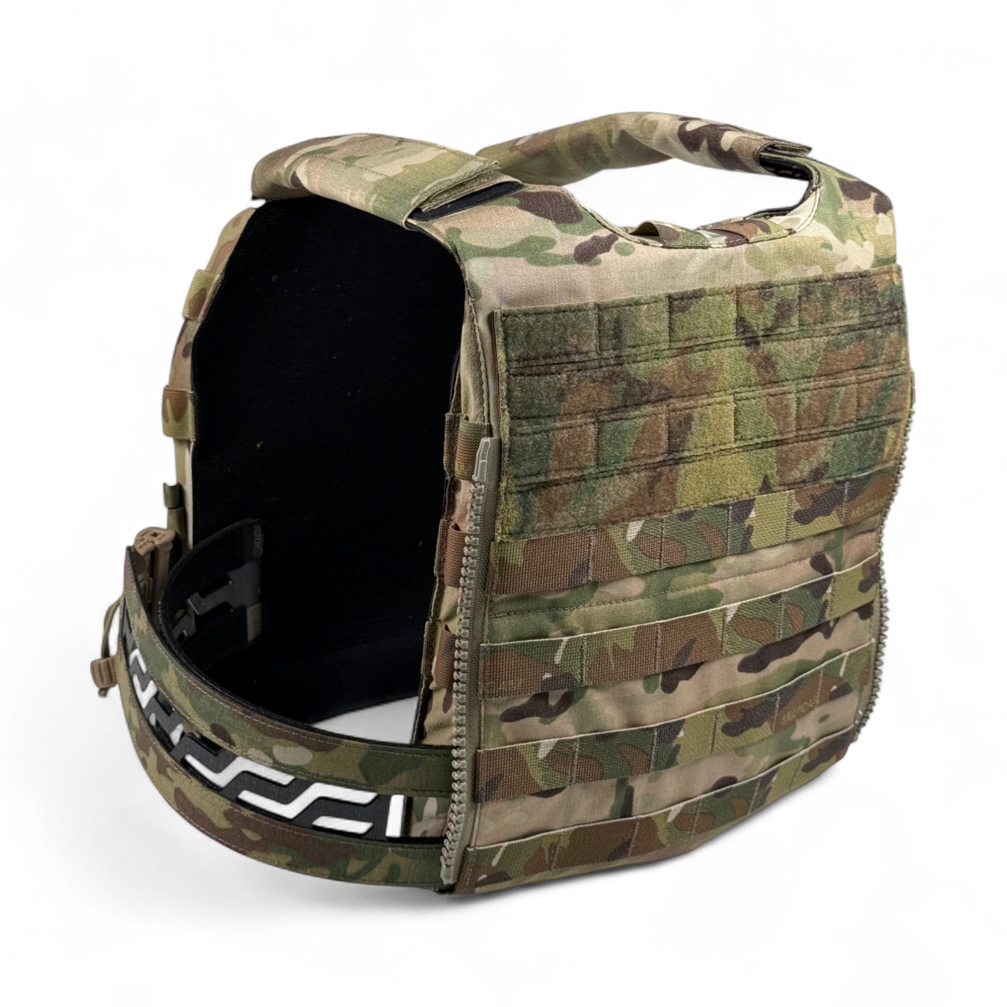 Hexatac HPC²® Structural QR Cummerbunds on plate carrier back side view