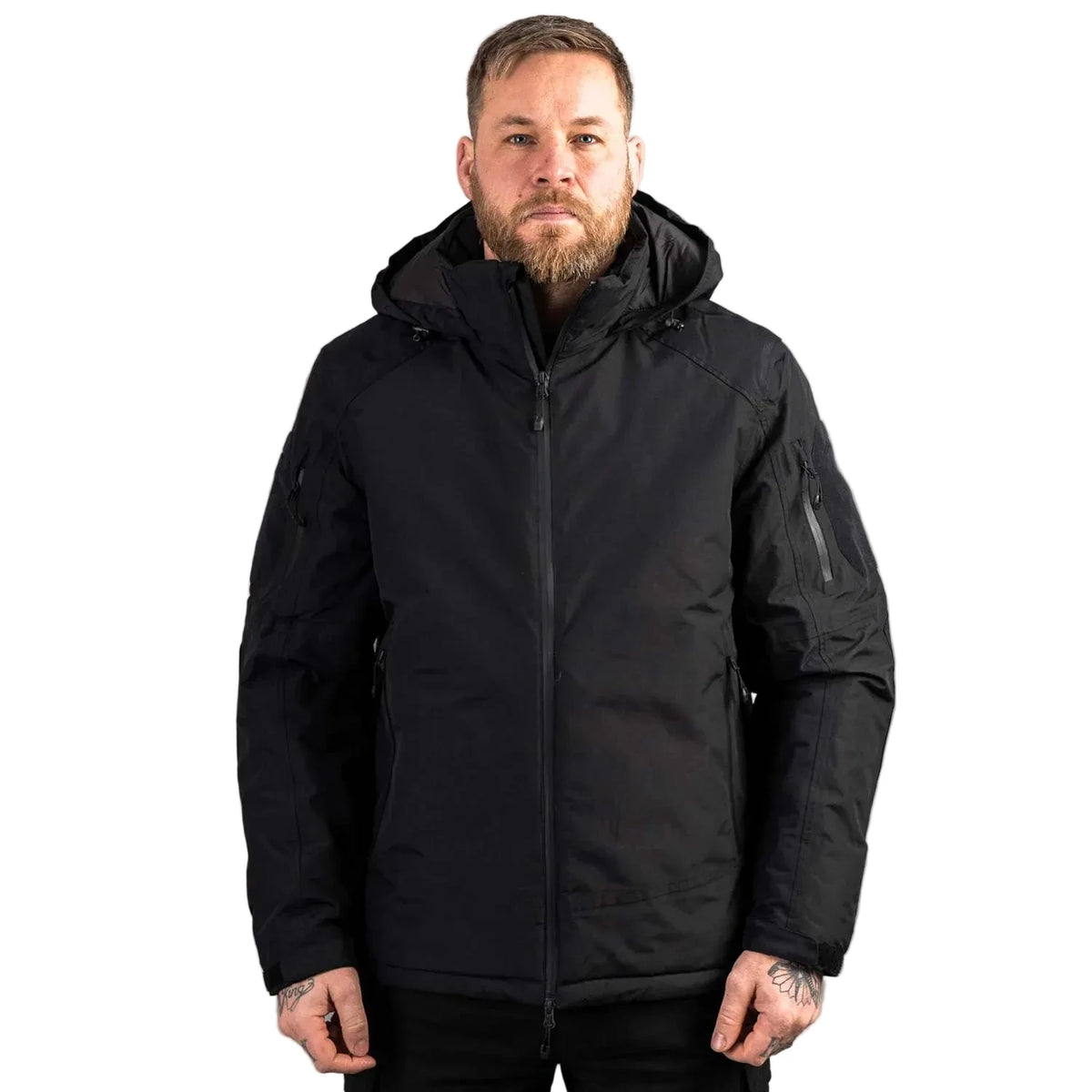 STOIRM Primaloft® Cold Weather Jacket in Black – worn by model