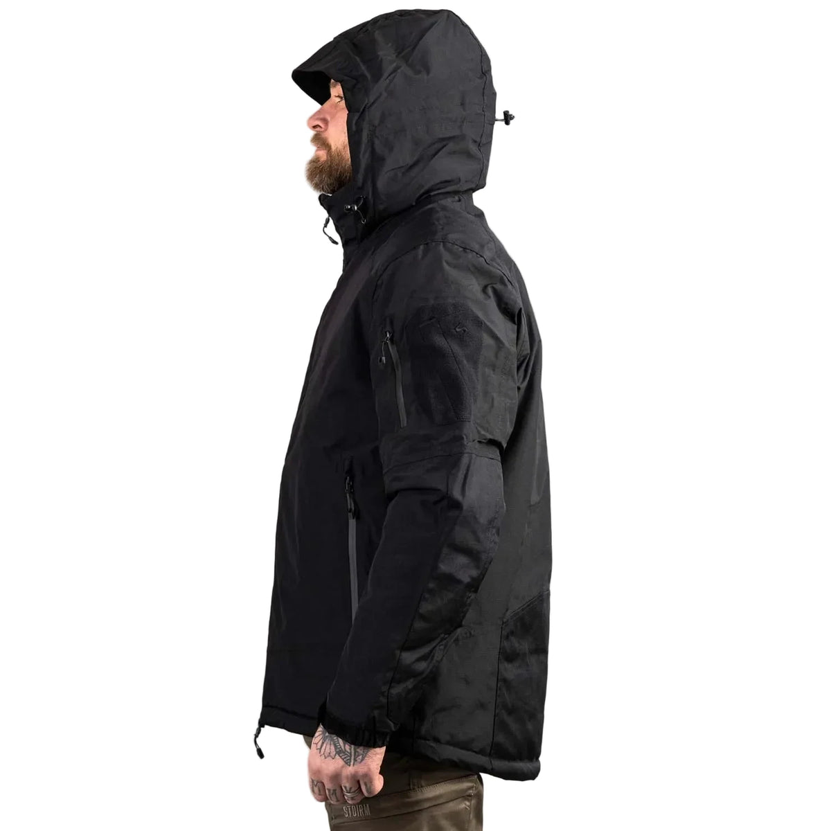 STOIRM Primaloft® Cold Weather Jacket in Black – worn by model