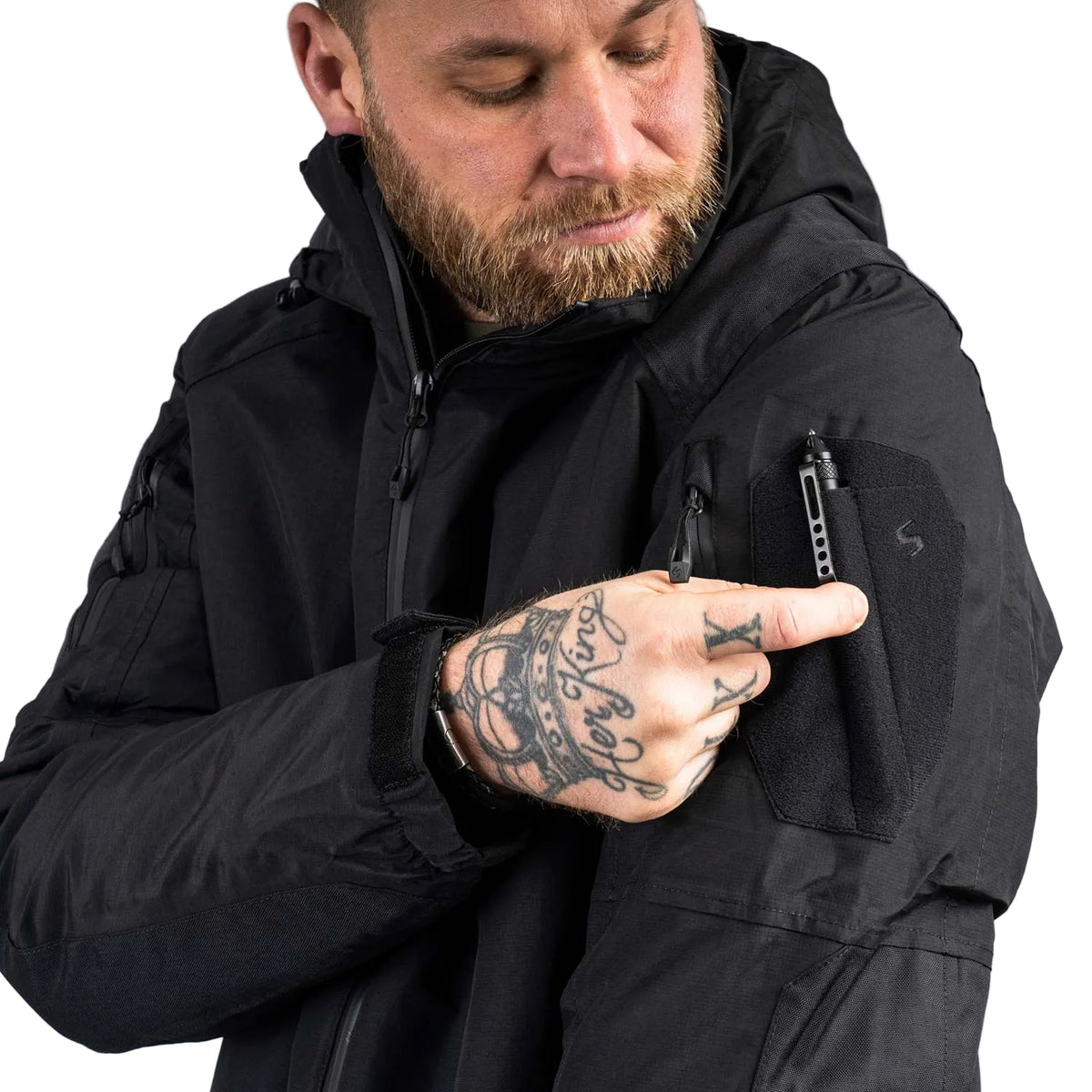STOIRM Primaloft® Cold Weather Jacket in Black – worn by model