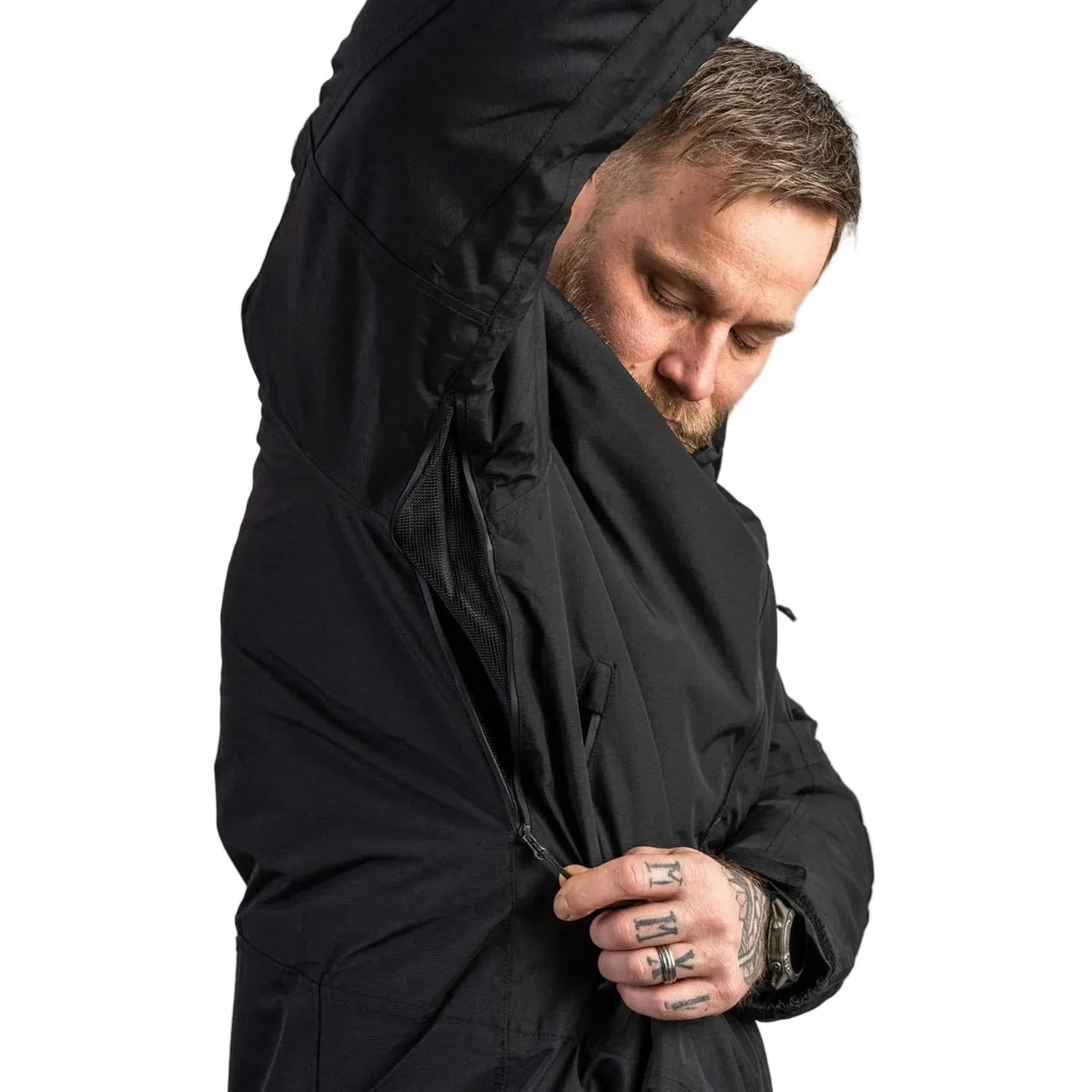 STOIRM Primaloft® Cold Weather Jacket in Black – worn by model