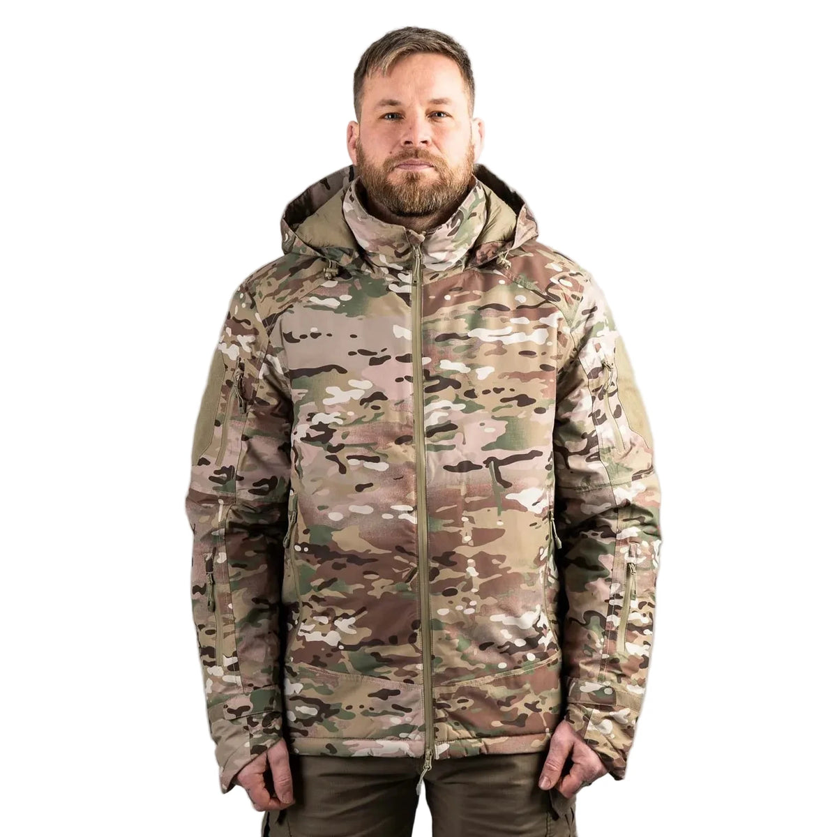 STOIRM Mission Primaloft® Cold Weather Jacket in Multicam – worn by model