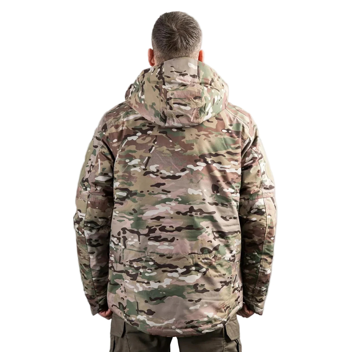 STOIRM Mission Primaloft® Cold Weather Jacket in Multicam – worn by model