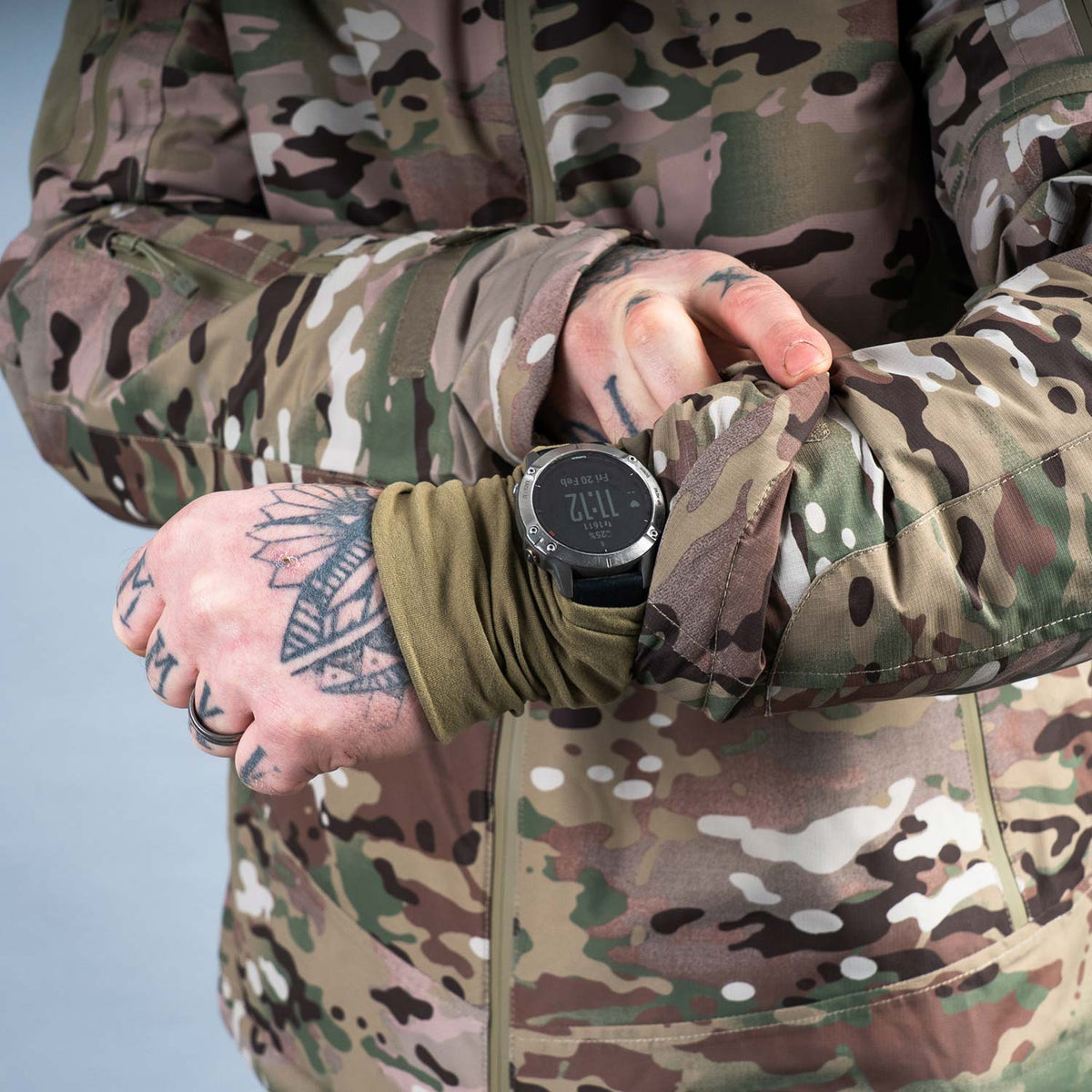 STOIRM Mission Primaloft® Cold Weather Jacket in Multicam – worn by model