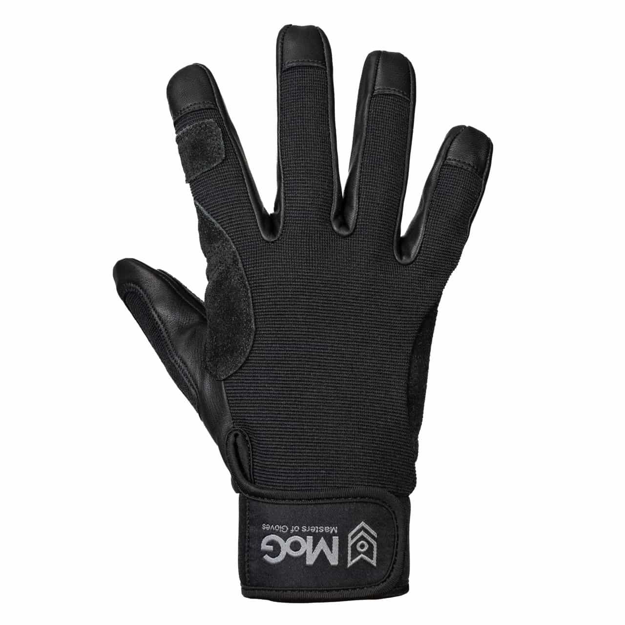 MoG Fast Rope Gloves Black color front