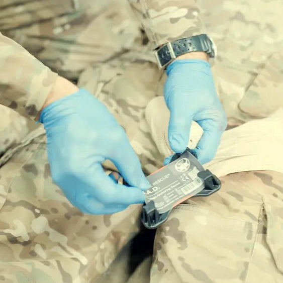 Norse Rescue B.A.D. (Bandage Anchoring Device) used