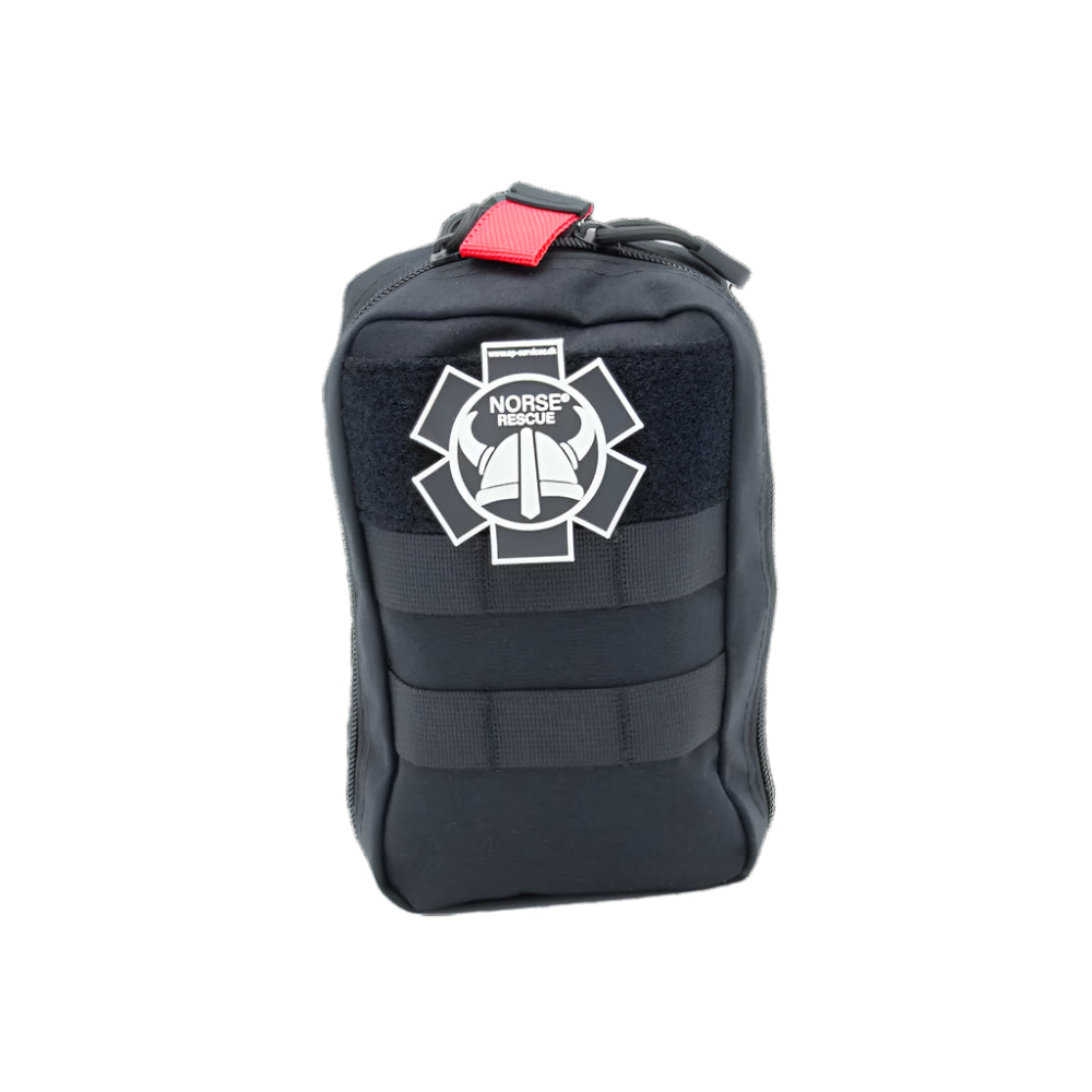 Norse Rescue D-FAK, Diplomat First Aid Kit front and patch