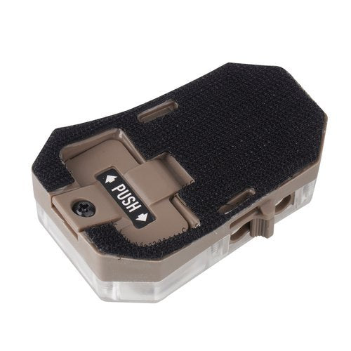 Opsmen "Stealth" Light / Strobe for Tactical Helmet - Green / White / IR velcro