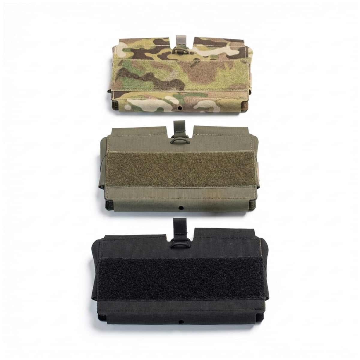 Panneltac ATAK Holder Low Profile Tactical MOLLE Phone Mount different colors in vertical view