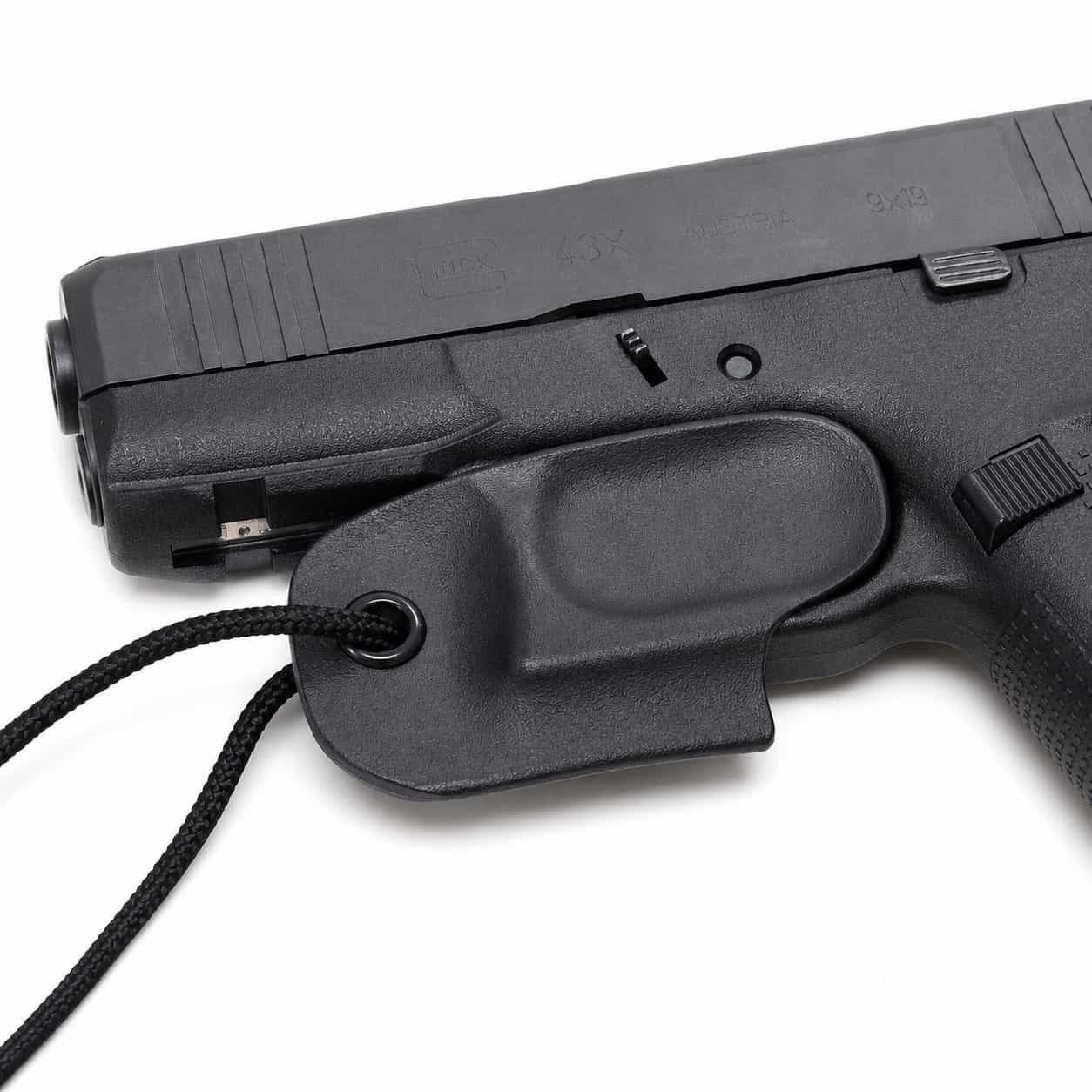RH Holsters TriggerGuard Holster with Glock 43X close up