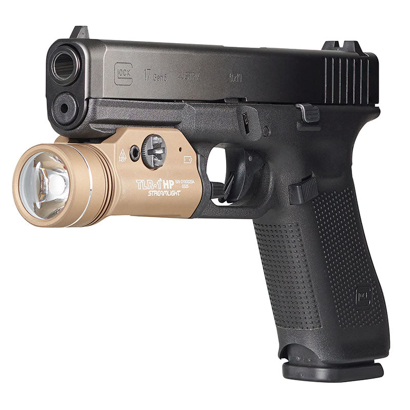 Streamlight TLR-1 HP Weapon Light fde glock