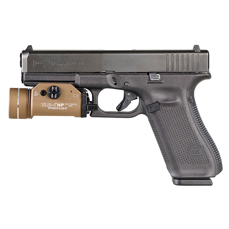 Streamlight TLR-1 HP Weapon Light fde on glock