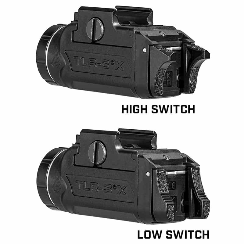 Streamlight TLR-3X and high/low switch