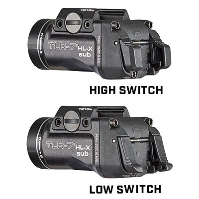 Streamlight TLR-7 HL-X sub Weapon Light switch