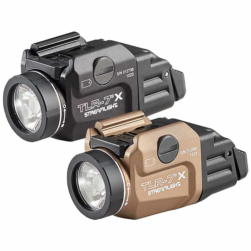 Streamlight TLR-7 X USB Weapon Light in FDE and black color