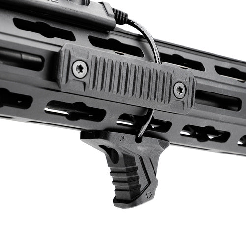 Strike Industries Grip Mini Handstop CMS - M-LOK on weapon
