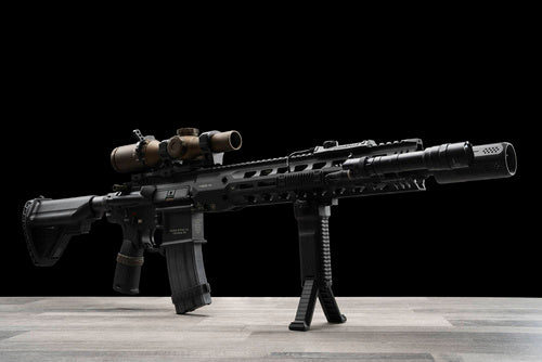 Strike Industries Strike Foregrip with Bipod - Polymer ar platform