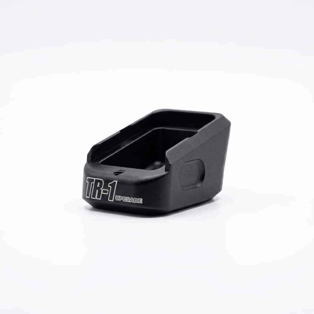 TR-1 Aluminum +2 Tactical Mag Pad – Glock 17 back