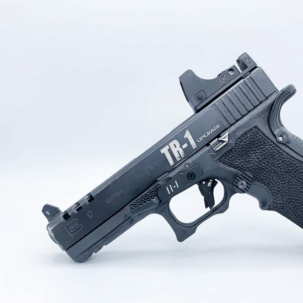 TR-1 WULTRON RDO Rear Sight Mounting plate - Glock look