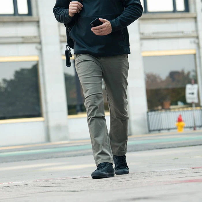 Vertx Delta Stretch LT Pants walking in the city