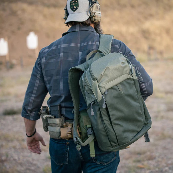Vertx Gamut CCW Backpack at the range